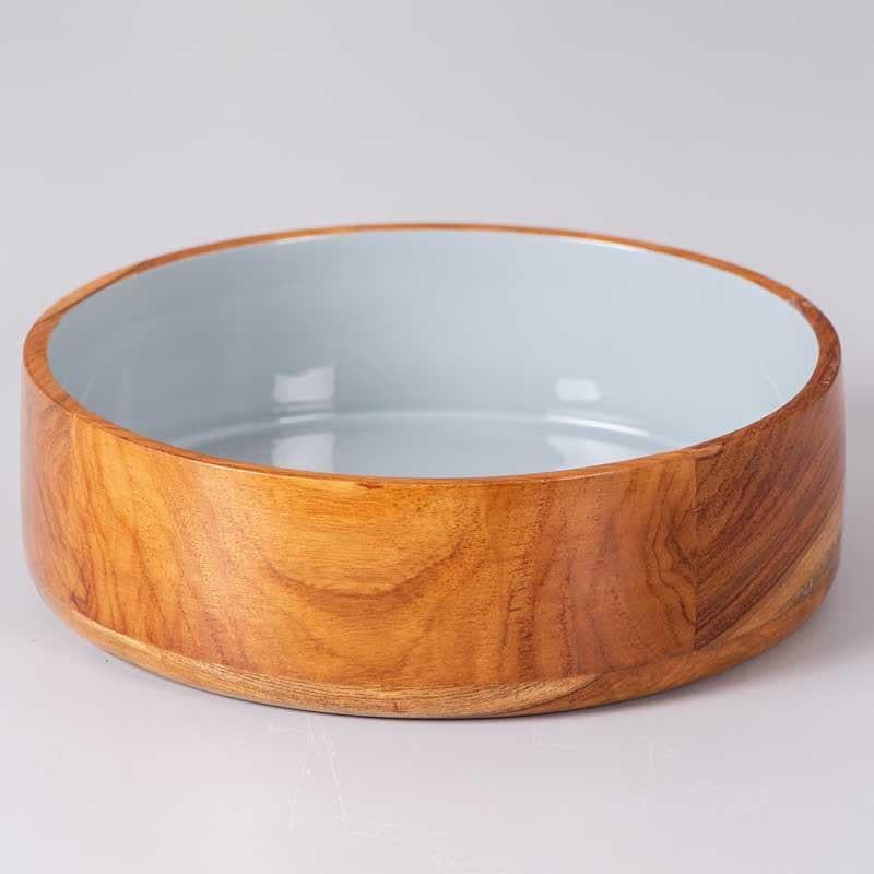 Rum Flat Serving Bowl - Grey media 3