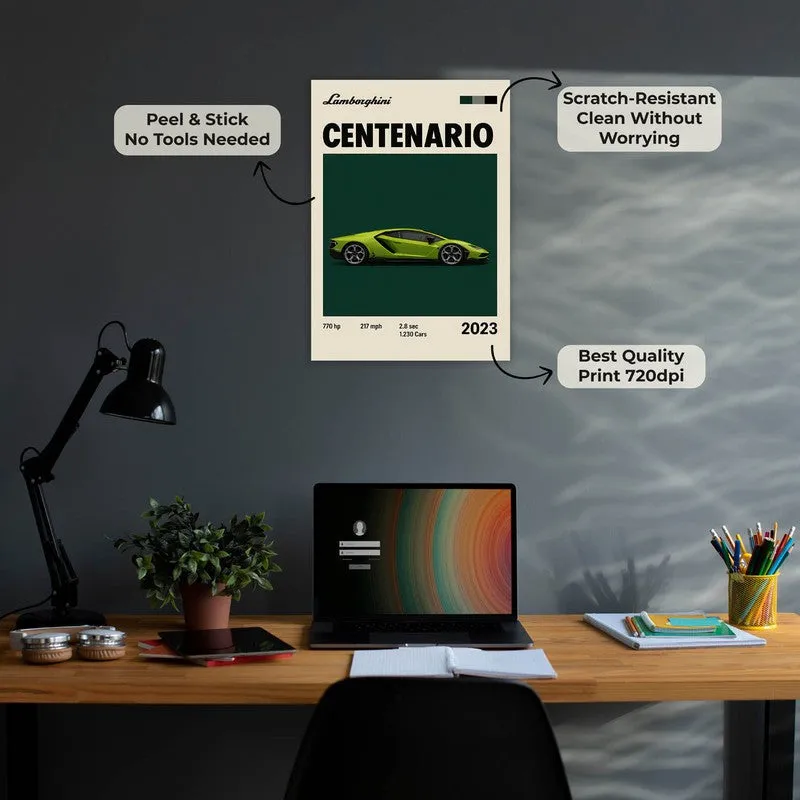 Centenario Speed Wall Poster media 6