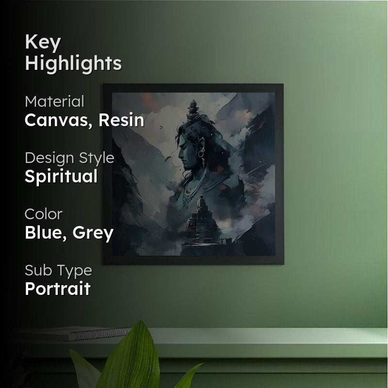 Divine Rudra Canvas Wall Art media 2