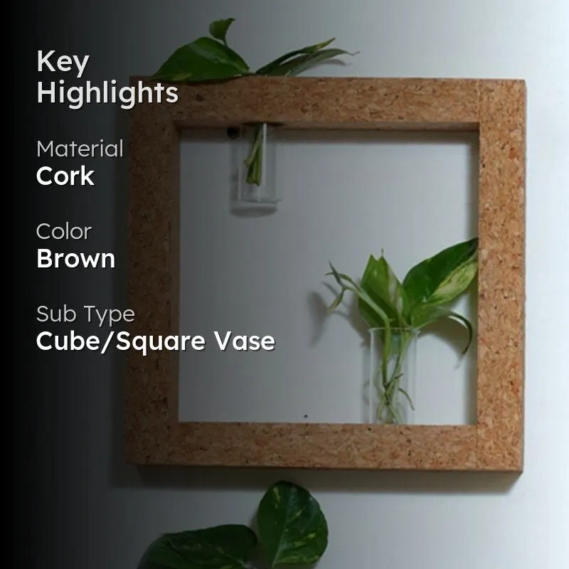 Framo Cork Testube Planter -Brown media 2