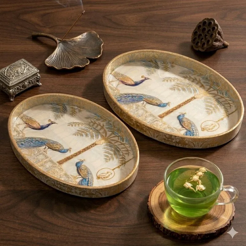 Pembroke Handle Serving Tray - Set of Two media 4