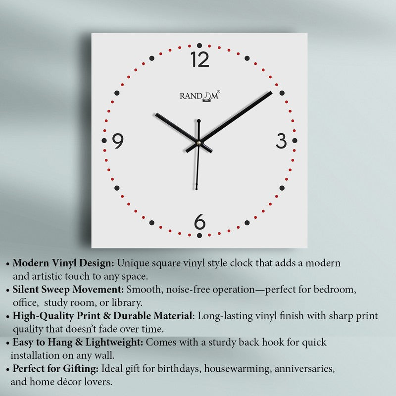 Quivra Analog Wall Clock - White media 6