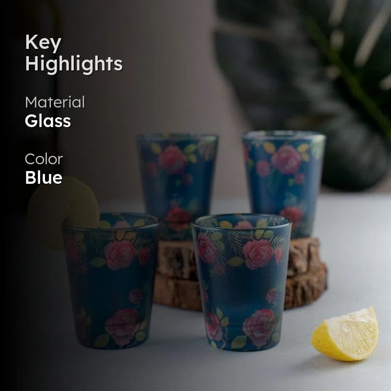 Rosey Morning Shot Glass (30 ml) - Set Of Four media 2