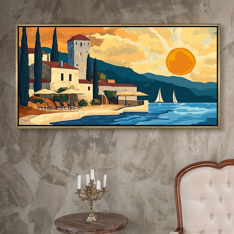 Aurelian Canvas Wall Painting With Frame