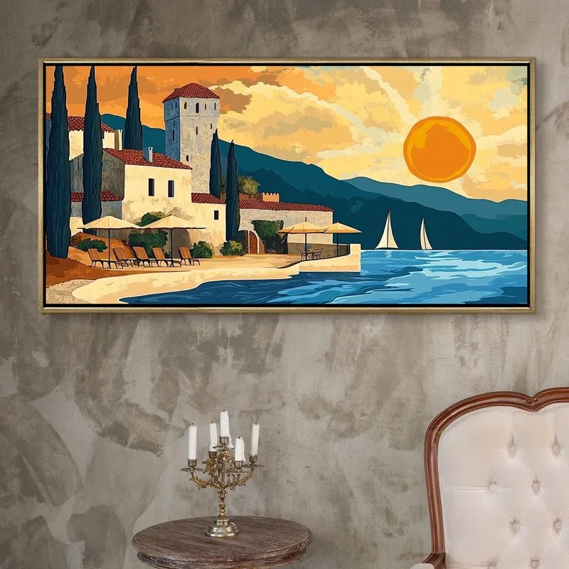 Aurelian Canvas Wall Painting With Frame media 1