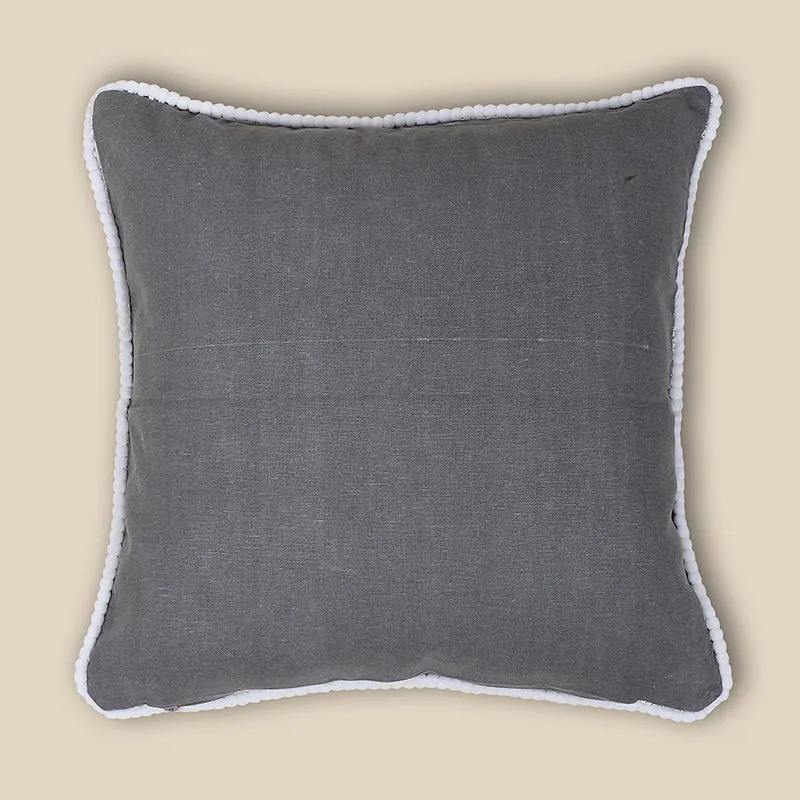Swayam Baagh Printed Cotton Cushion Cover - Set of Two media 4