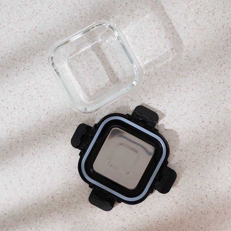 Timo Glass Lunch Box (Black) - 320 ML media 6
