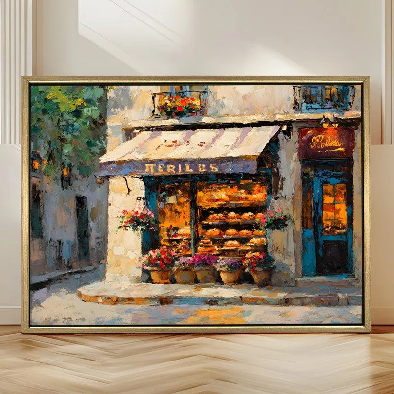 Blossom Corner Canvas Wall Painting With Frame media 4