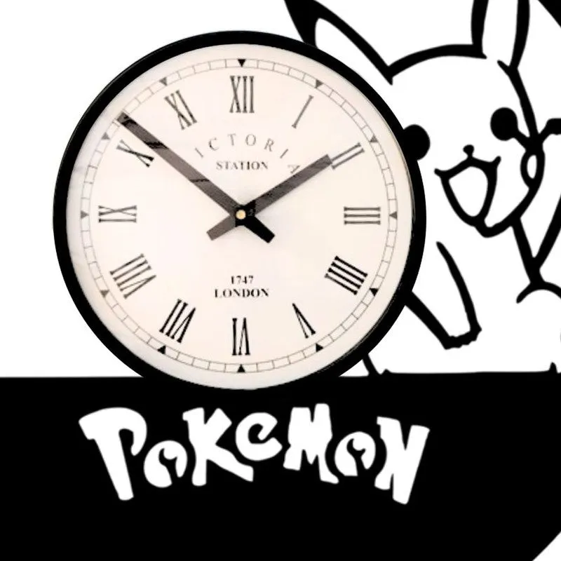 Pokemon Steel Analog Wall Clock - Black media 5