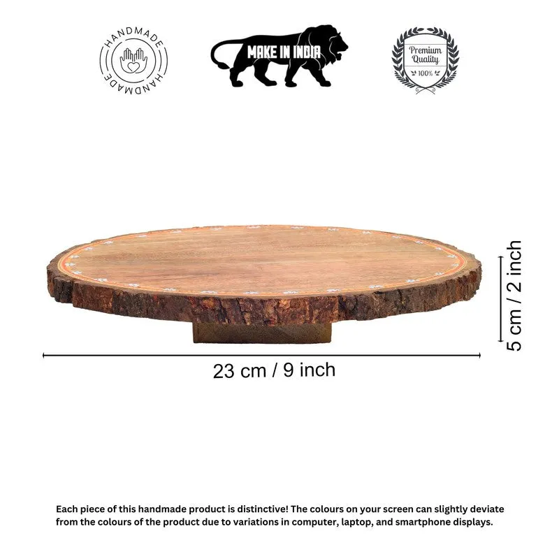 Valvric Mango Wood Cake Stand media 7