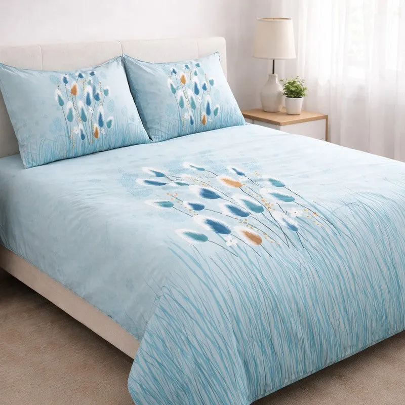 Petal Glow Printed Bedsheet - 180 GSM media 3