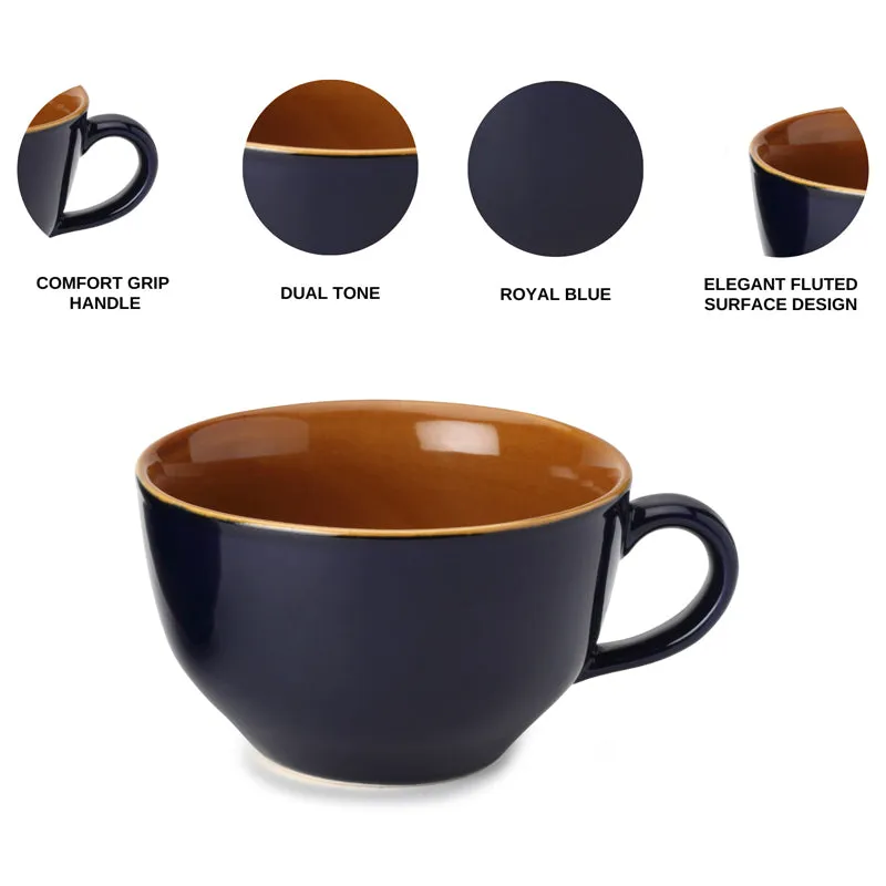 Ruby Ceramic Coffee Mug (350 mL) - Royal Blue media 7
