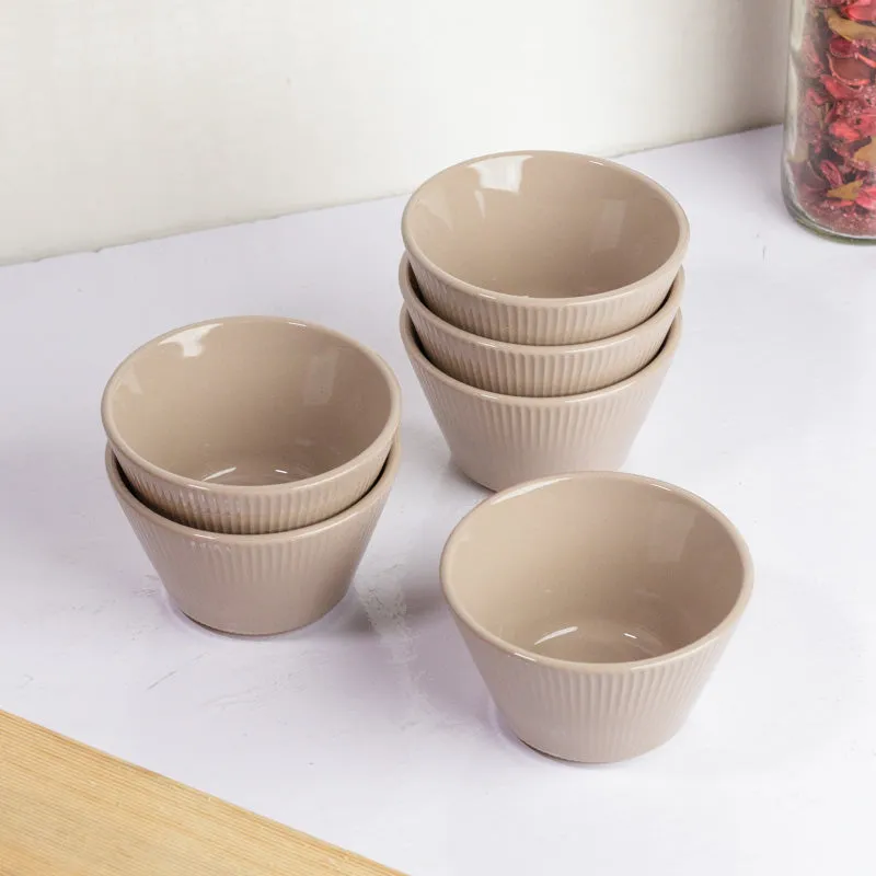 Orlan Snack Bowl(300 mL) - Set Of Six media 1