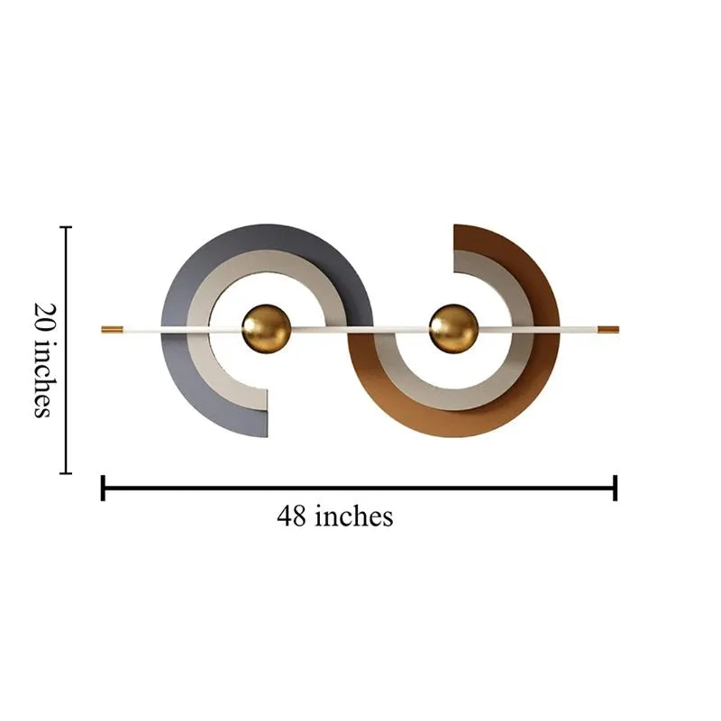 Infinity Forge Modern Metal Wall Accent media 6