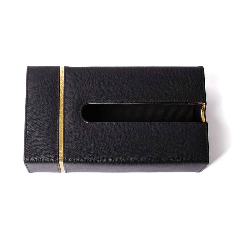 Ceastra Faux Leather Tissue Holder - Black media 4