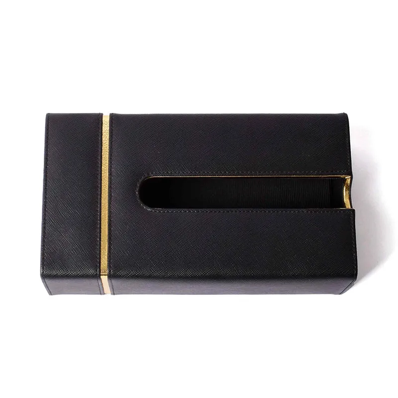Ceastra Faux Leather Tissue Holder - Black media 4