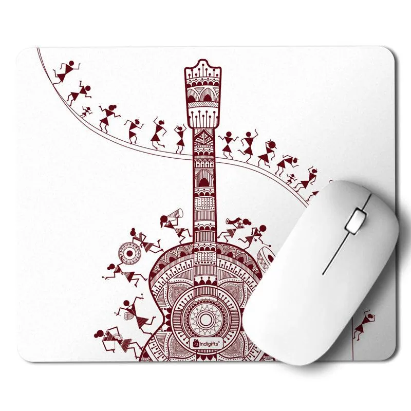 Wali Music Strings Mouse Pad - White media 1
