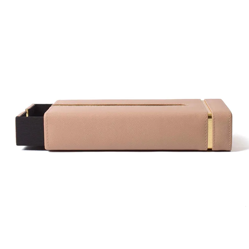 Ceastra Nuo Faux Leather Tissue Holder - Beige media 3