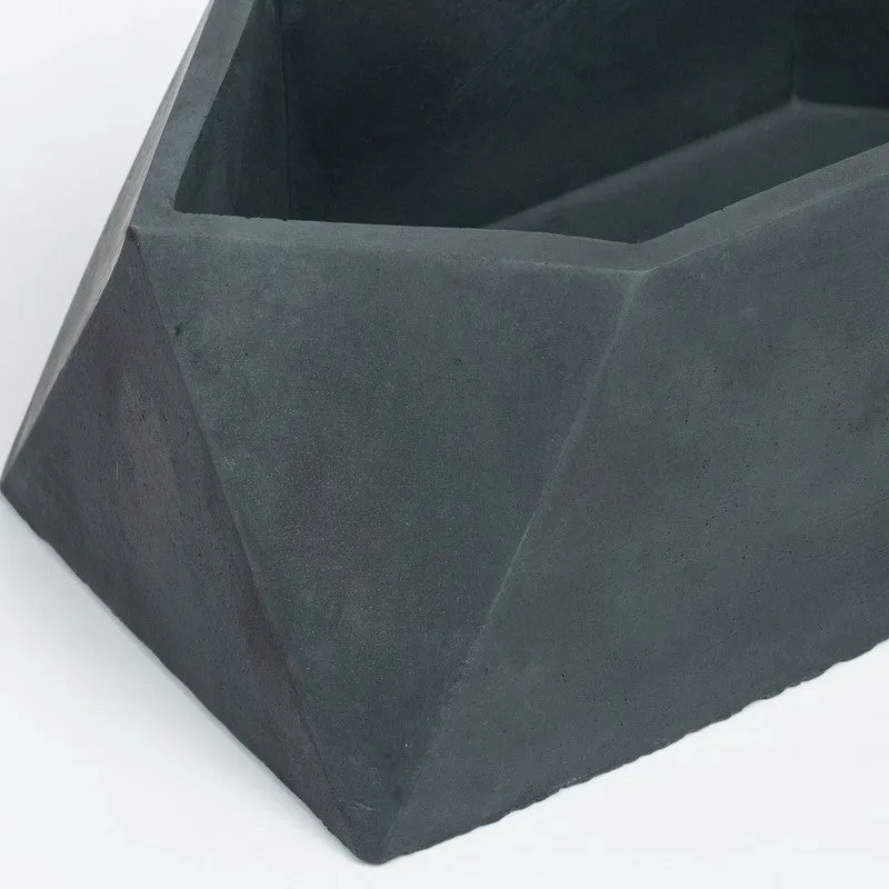 Trapex Concrete Planter - Black media 4