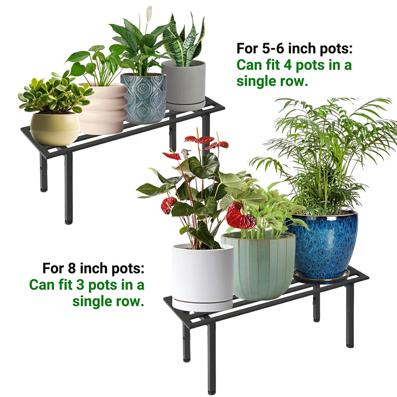 Planar Metal Planter (Black) - Set Of Two media 7