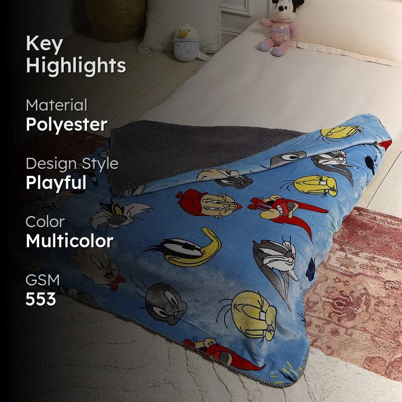 Monte Carlo Cartoon Cuddle Blanket - 553 GSM media 2