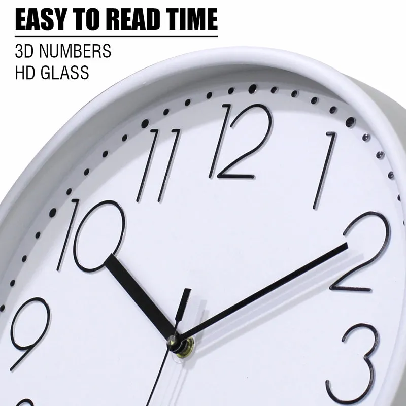 Tynox Analog Wall Clock - White media 9