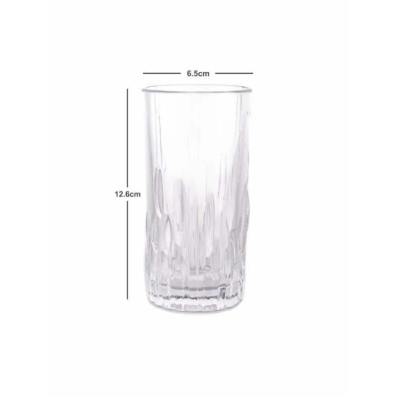 Conglo Glass Tumbler (260 ML) - Set Of Six media 5