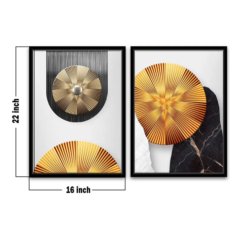 Foils Of Geometry Wall Art - Set Of Two media 4
