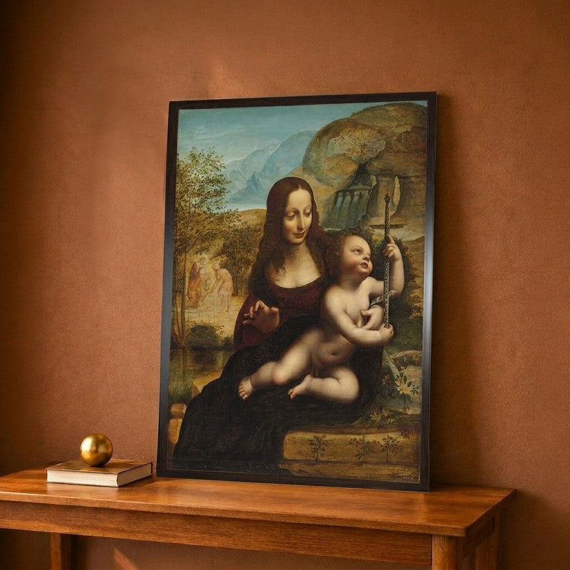 The Madonna Of The Yarnwinder Canvas Wall Painting - 12 x 16 Inches