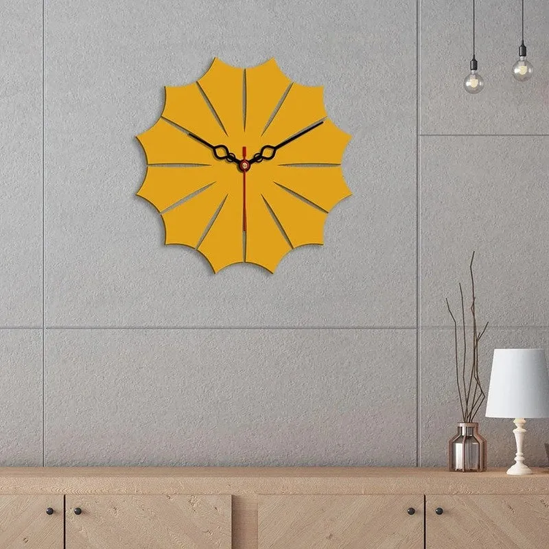 Forest Leaf Wooden Wall Clock media 3