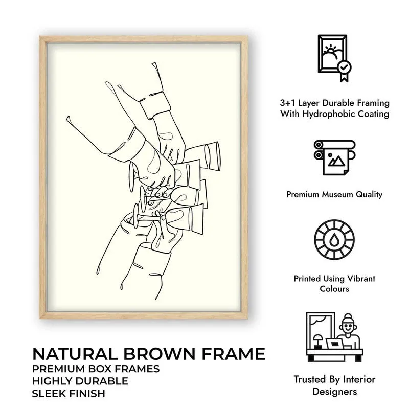 ChampagneBump Archival Canvas Wall Art - Brown media 11
