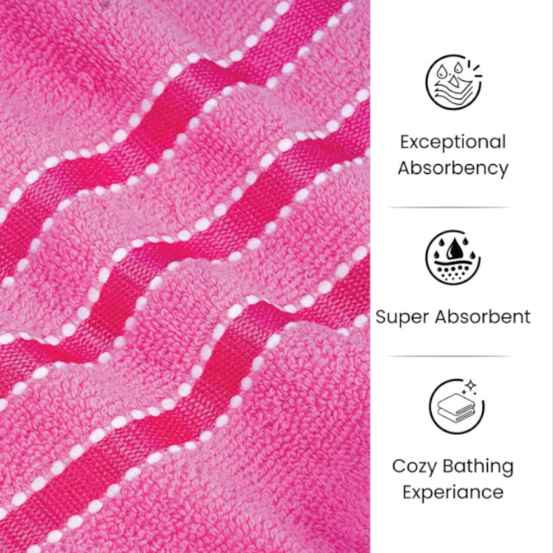 Micro Cotton LuxeDry Comfort Solid Bath Towel - Pink media 8