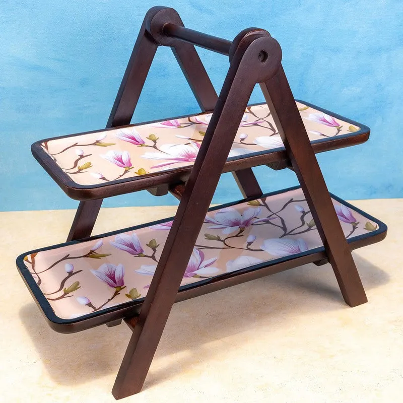 Timber Glaze Wood Serving Platter - Four Piece Set media 3