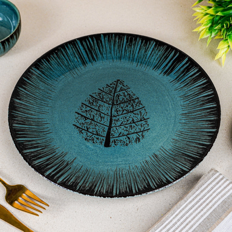 Tree Motif Ceramic Dinner Set - 18 Piece Set media 5
