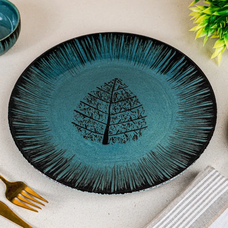 Tree Motif Ceramic Dinner Set - 18 Piece Set media 5
