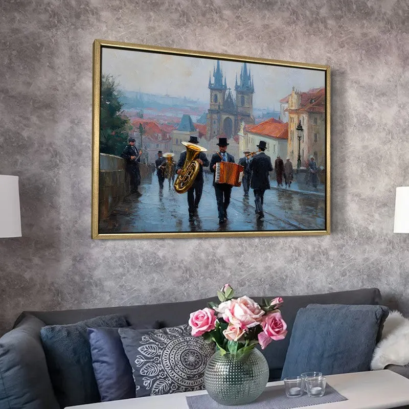 Cathedral Canvas Wall Painting With Frame media 6