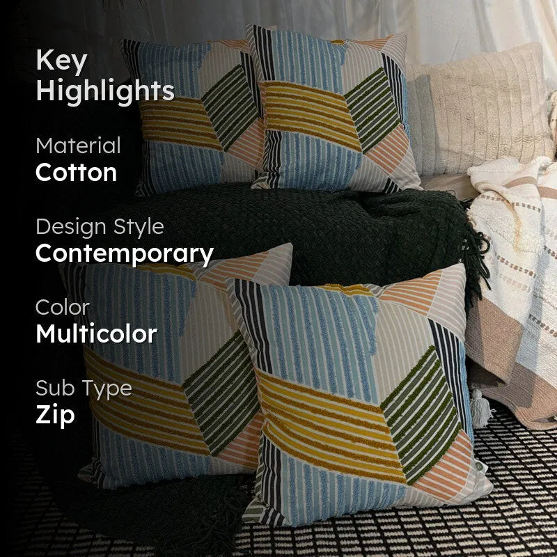 Abstract Geo Cushion Cover - Set Of Four media 2