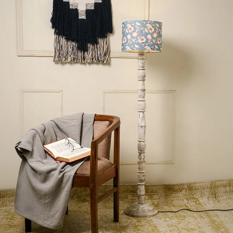 Nocturne Bleu Flora Floor Lamp media 2