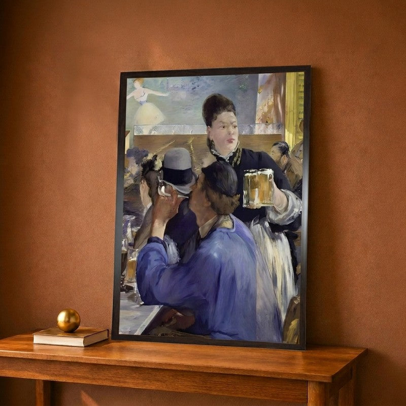 The Waitress 1879 Canvas Wall Painting - 9 x 12 Inches