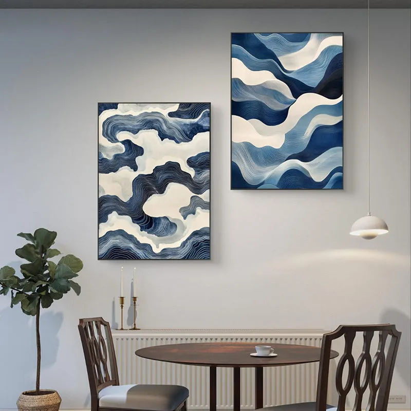 Cloudy Nights Wall Art - Set Of Two media 1