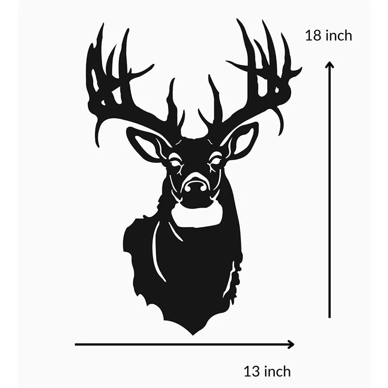Reindeer Emerge Black Iron Wall Accent media 5