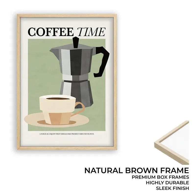 Coffee Bliss Archival Canvas Wall Art - Brown media 10