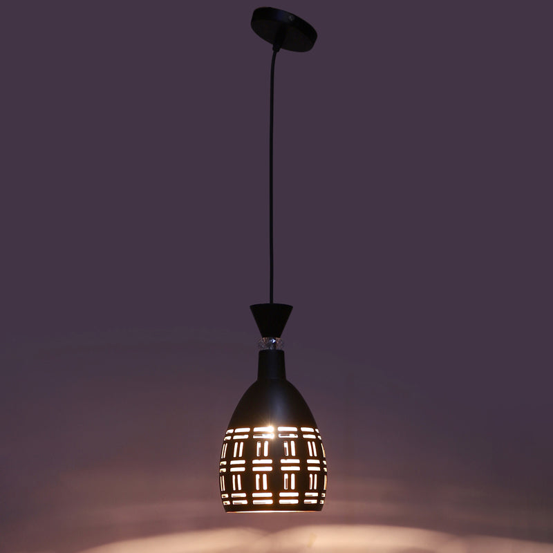 Carvera Iron Ceiling Lamp - Black & Gold media 6