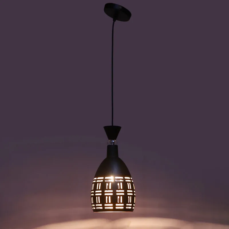 Carvera Iron Ceiling Lamp - Black & Gold media 6