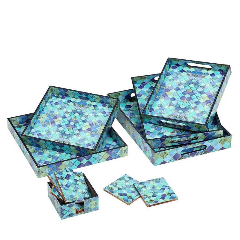 Sequeel Serving Tray & Coaster - Six Piece Set media 5