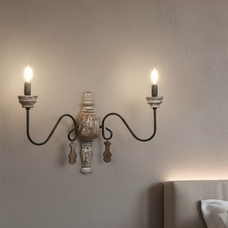 Caleira Duo Iron Wall Lamp