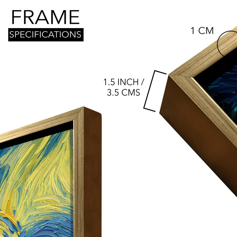 Horizon Sweep Canvas Wall Painting With Frame media 8