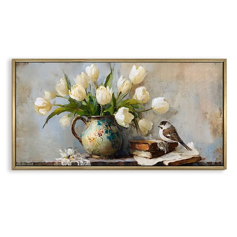 Rustic Muse Canvas Wall Painting With Frame media 3