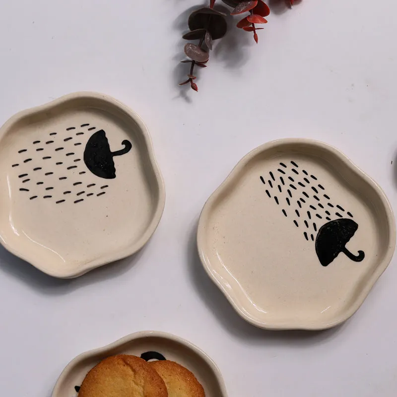 Rainy Shade Ceramic Quarter Plate media 5
