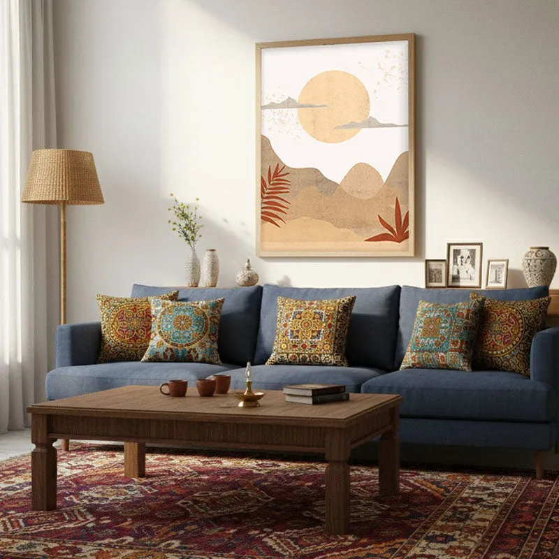 Dawn Archival Canvas Wall Art - Natural Brown Frame media 3